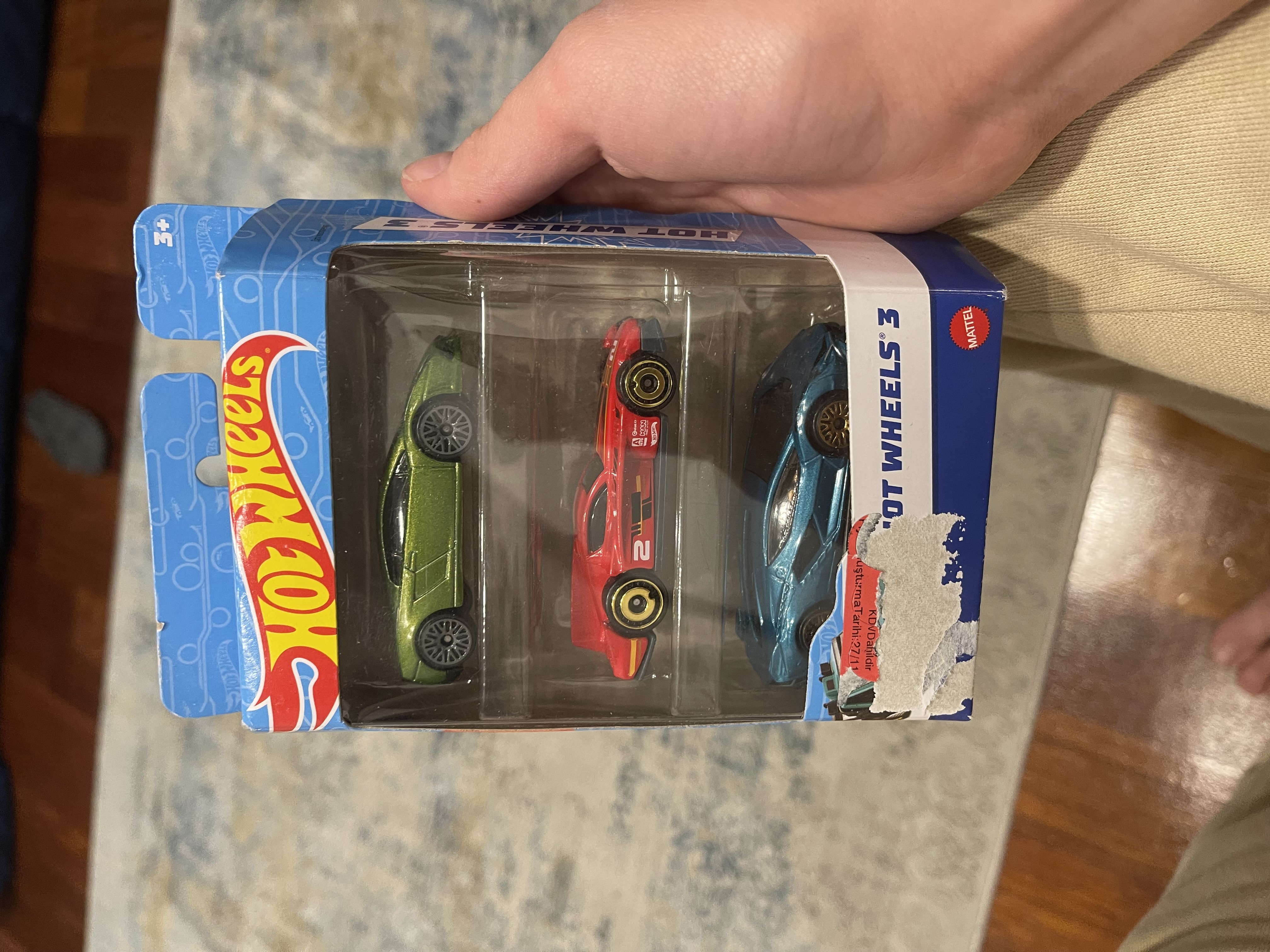 Hot Wheels 3lü set
