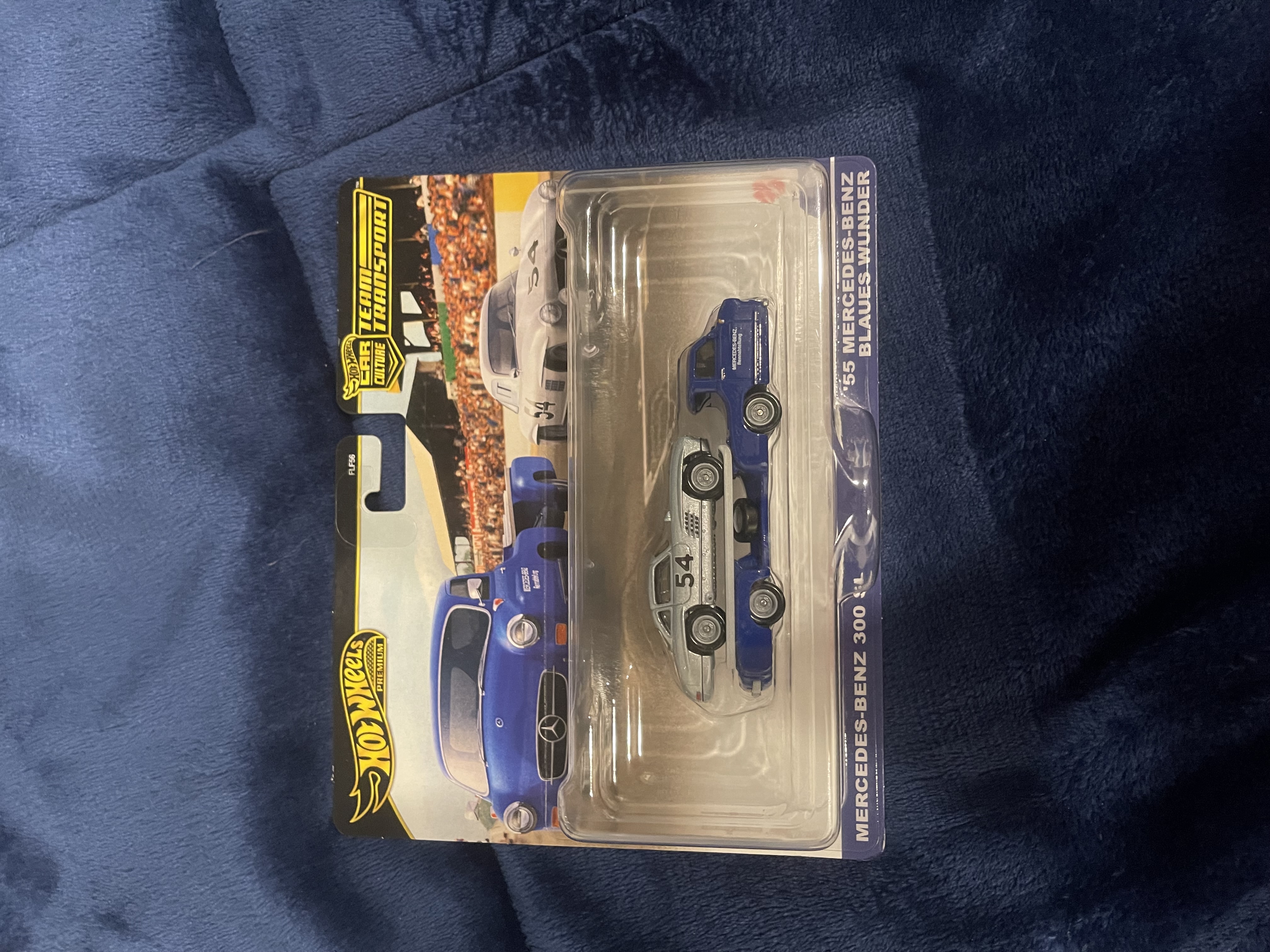 Team Transport Mercedes Benz 300 SL 55 Blaues Wund